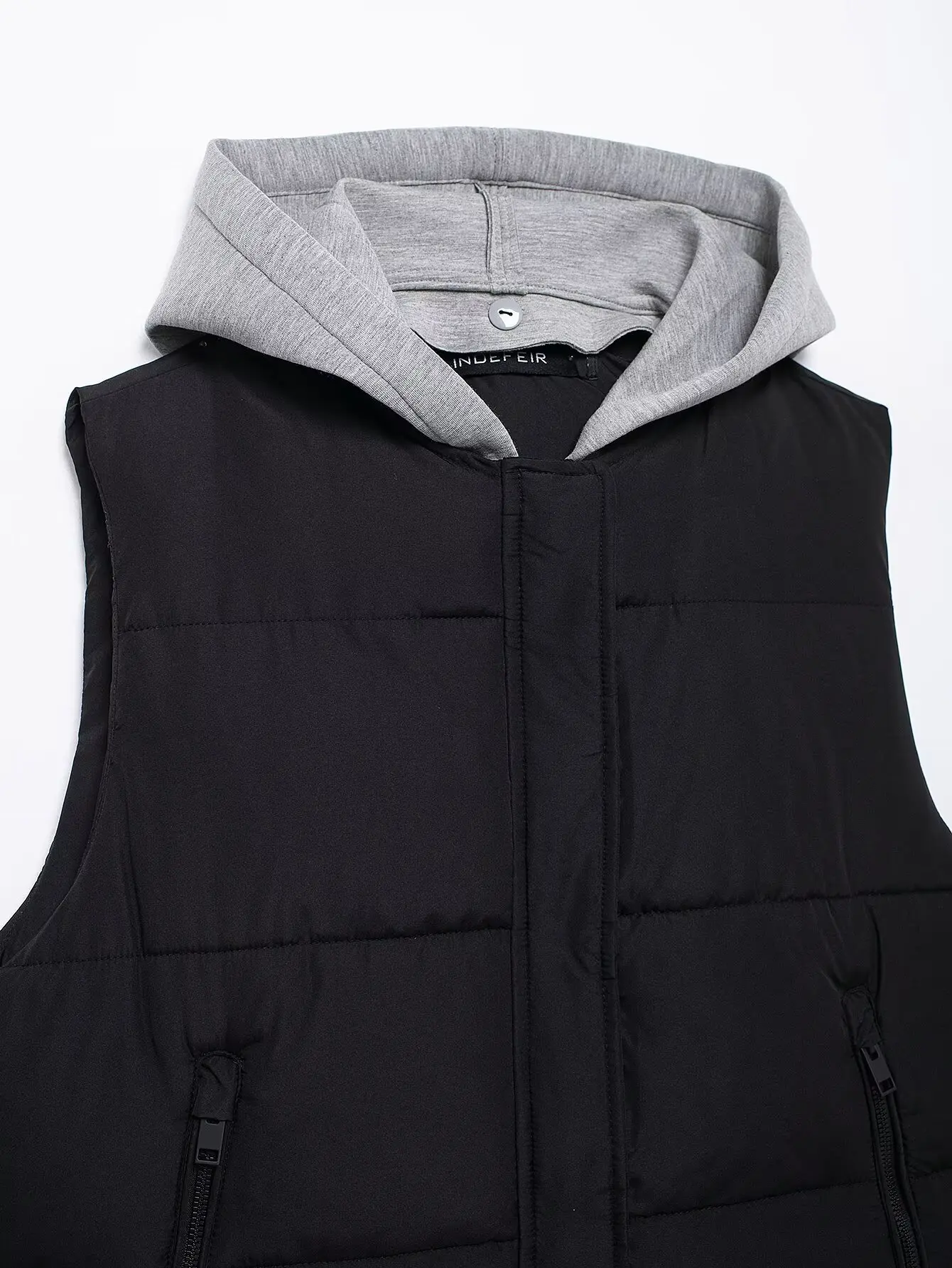 Vest Jackets Women's Coat Waistcoat With Hoodies Outwear Sleeveless Tops Black Casual Loose 2024 inszart Winter Jackets Coat Top