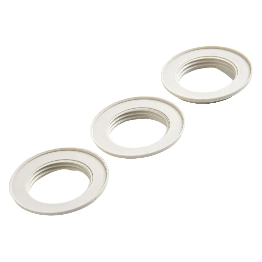 Lampen schirm Ring aufrüsten Sie Ihre Lampen mit langlebigen e14 Kunststoff Lampen schirm Kragen Ring Faden Lampe Licht Schatten halter 3er-Set – Detail 11