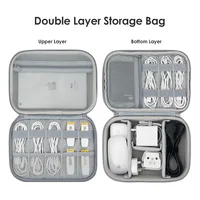 Лидер продаж, водонепроницаемая сумка для хранения цифровых гаджетов с твердым корпусом, дорожный органайзер для аксессуаров для электроники, ящик для хранения наушников HDD — изображение 3