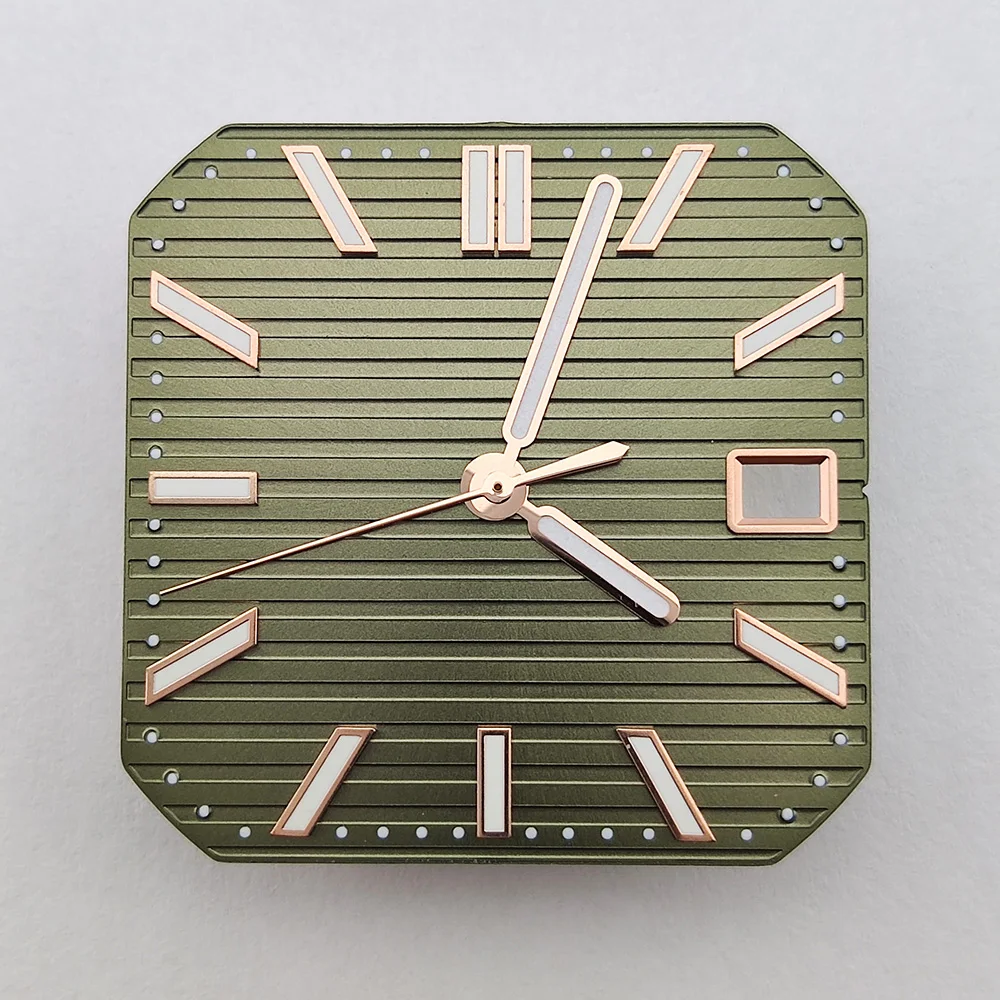 Men's Automatic Watch Kit - Square Dial, Waterproof 316L Stainless Steel Case