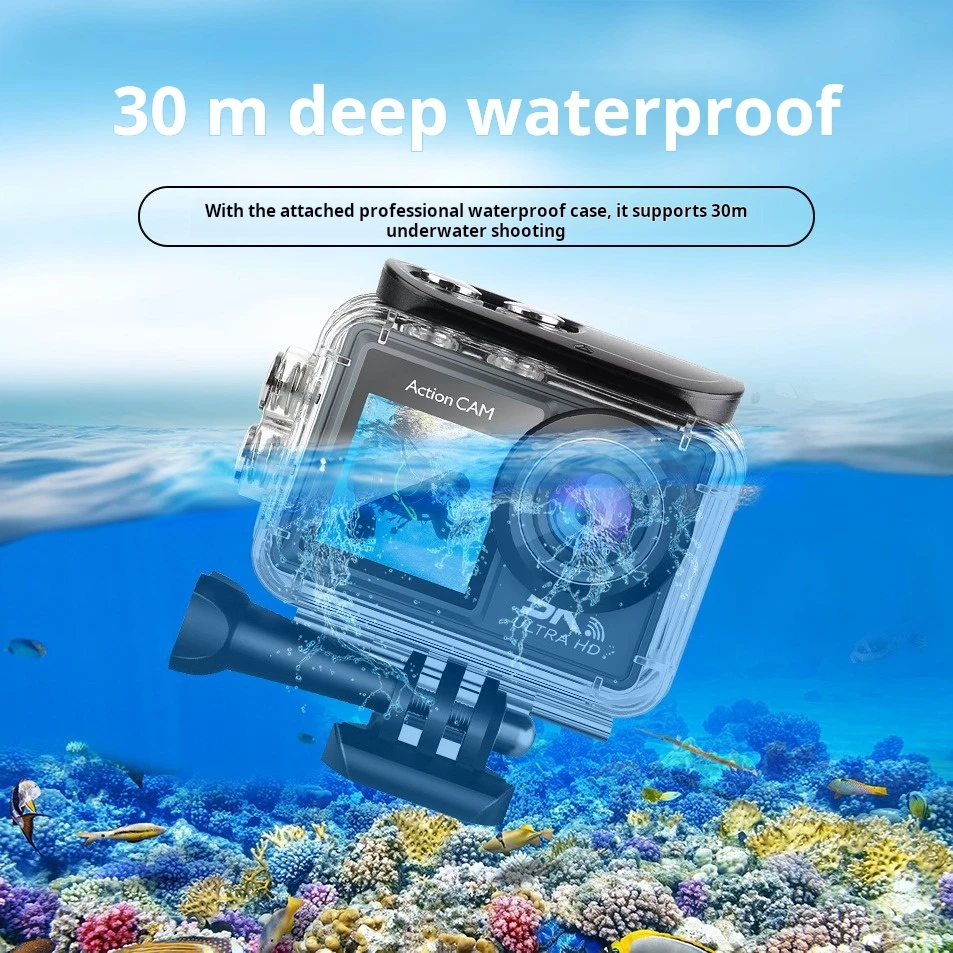 5KEIS with WiFi waterproof function suitable for riding motorcycle anti-shake remote control HD outdoor sports camera 2