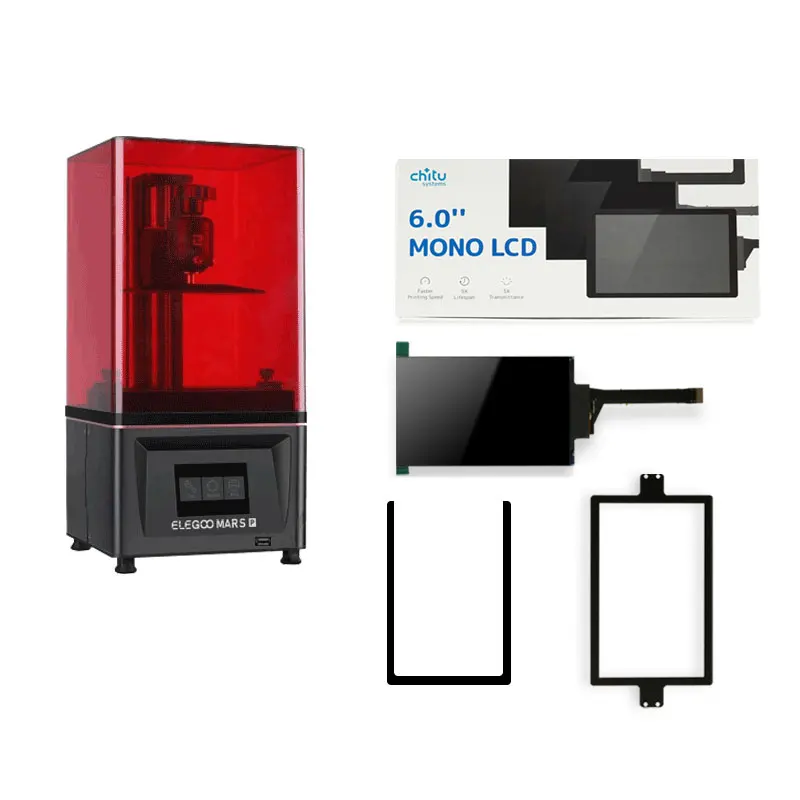 6.08-inch 2k Mono Upgrade Kit For Elegoo Mars/ Elegoo Mars Pro 