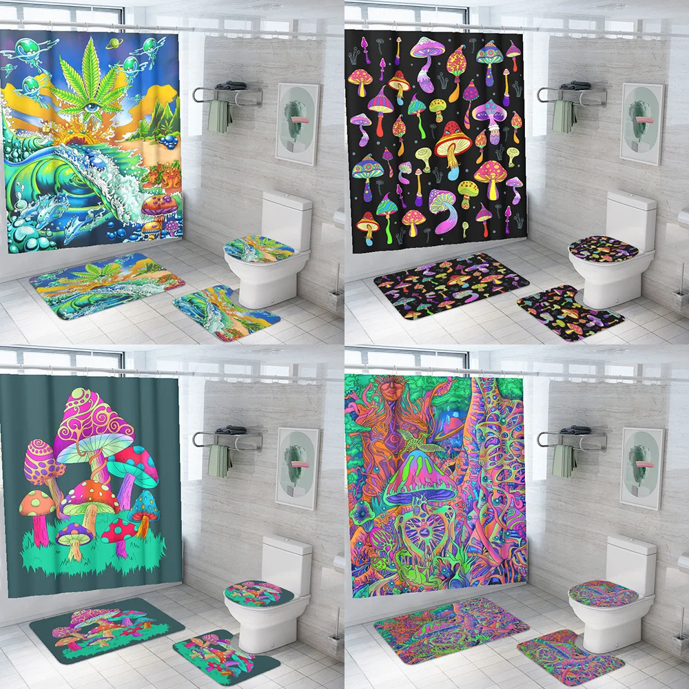 https://ae01.alicdn.com/kf/S3f0c74c07cef46bd8a4ad2f55c0f8cceh/Colorful-Psychedelic-Mushroom-Waterproof-Shower-Curtain-Toilet-Cover-Mat-Non-Slip-Rug-Home-Decor-Fantasy-Mushroom.jpg