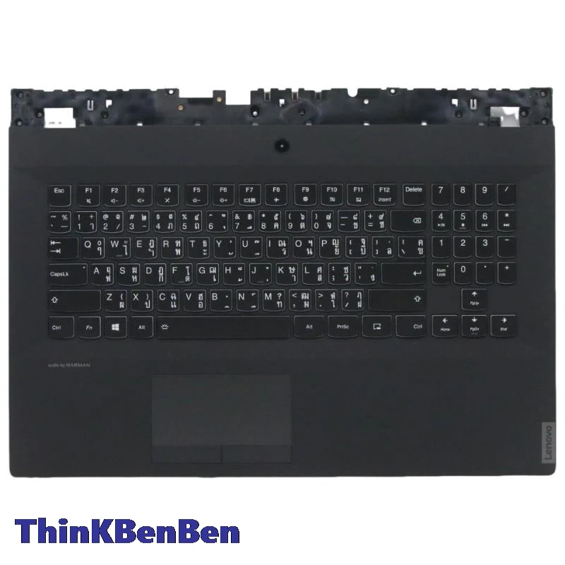 

Тайская черная клавиатура верхний корпус для рук чехол для Lenovo Legion Y540 17 17IRH PG0 5CB0U42944