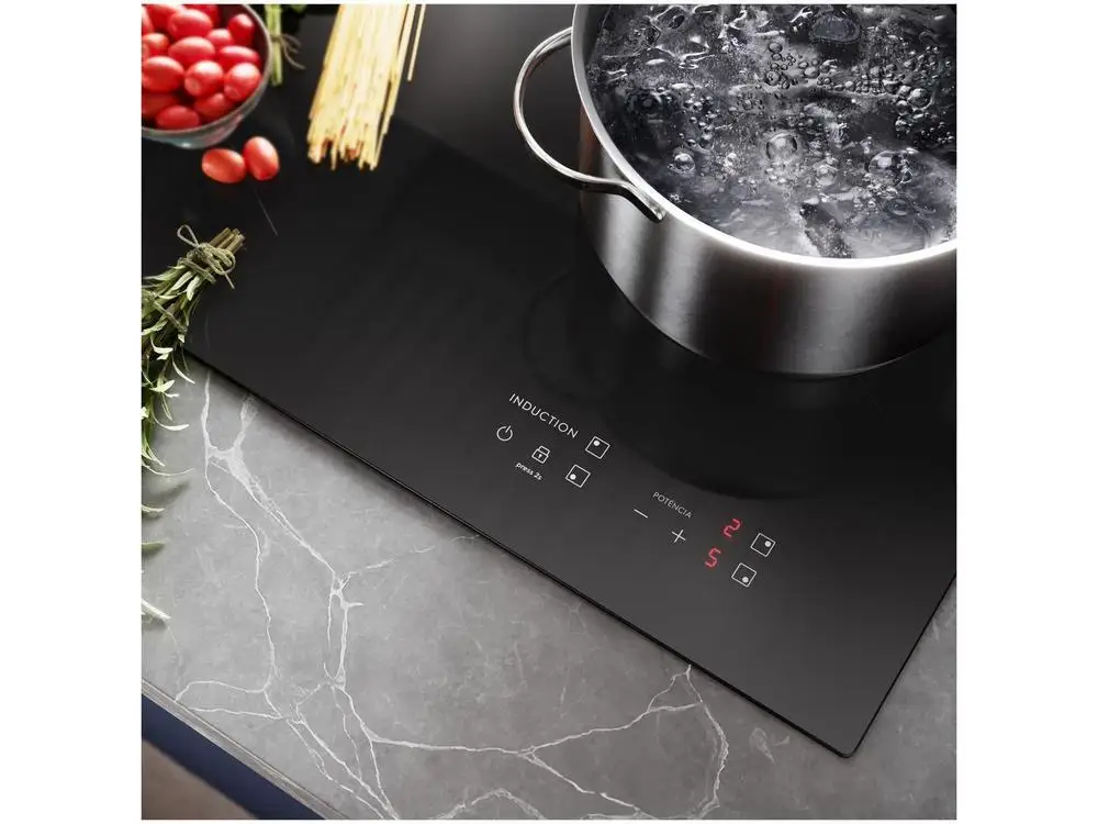 Cooktop 4 Bocas Indução Electrolux Vitrocerâmico Touch - 220V 5