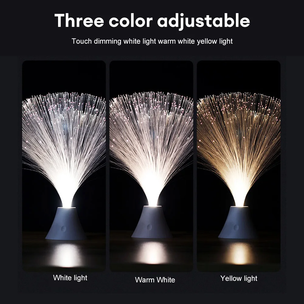 USB Charging LED Fiber Optic Lights Night Light Holiday Decor Lamp For Starry Sky Party led ambient light fiber optic lamp