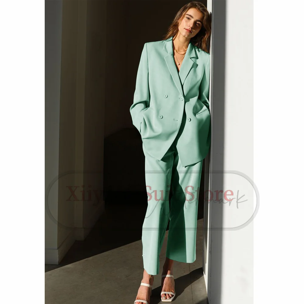 

Women's Stylish Suit Womens Set Spring New Women's Serge Two-piece Suit Business Commuter Suit Social Suits for Luxury Woman