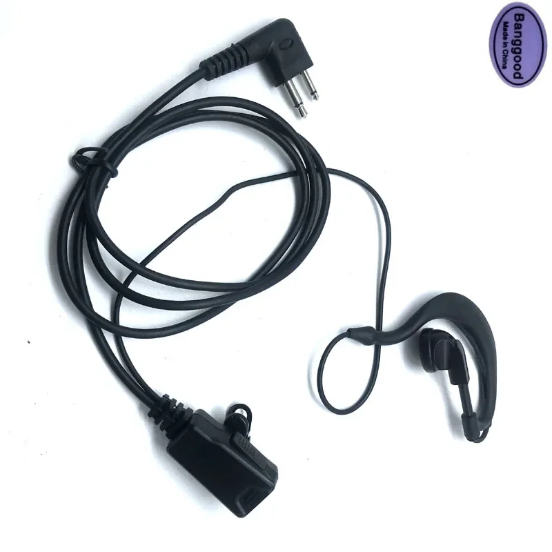 Ear HOOK Earphone PTT Mic Headset for Motorola GP68 CP88 CT150 P080 PRO1150 HYT Hytera TC-500 TC-600 TC-610 TC-620 TC-618 Radio