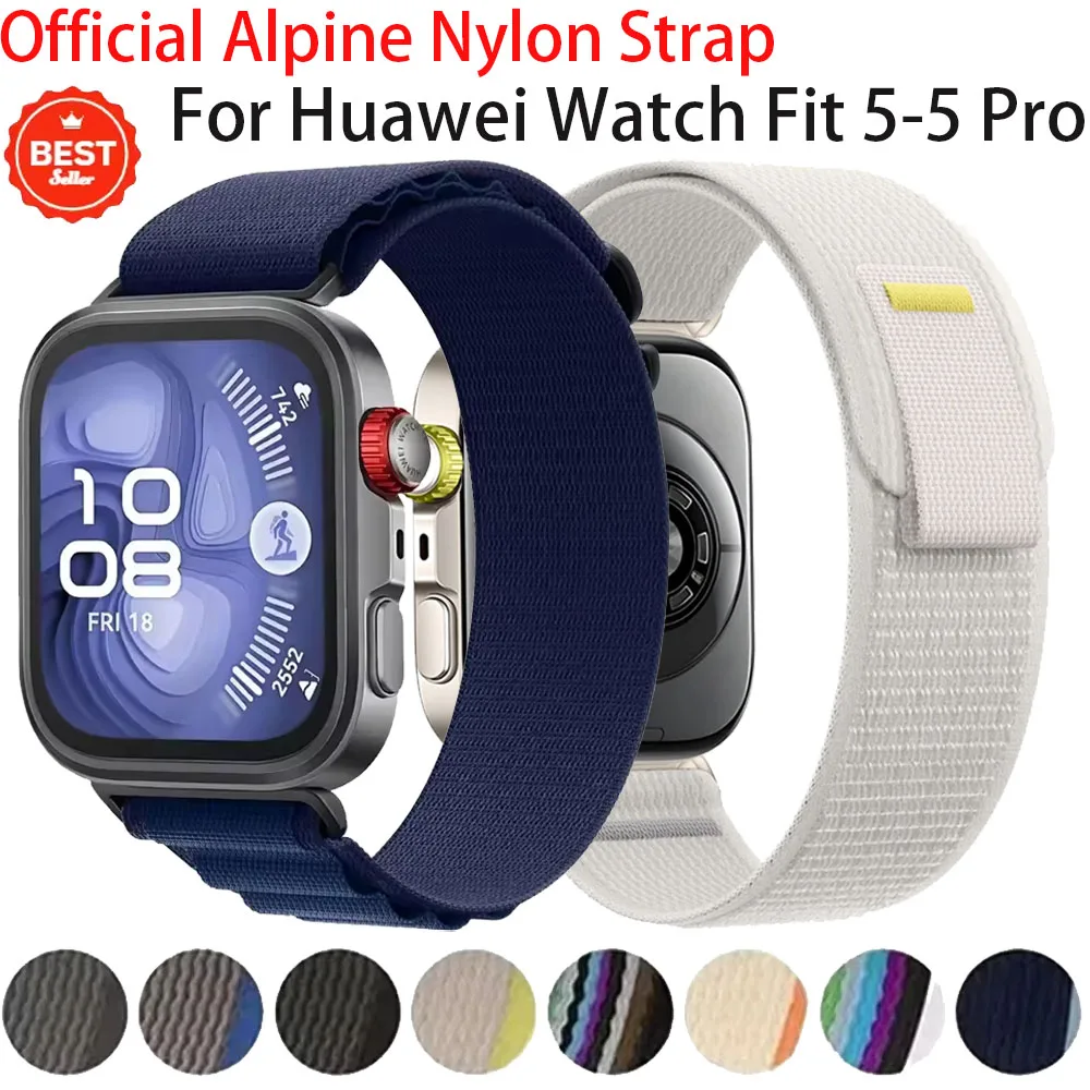 Alpine Nylon Loop Strap: Breathable Smart Wristband Bracelet
