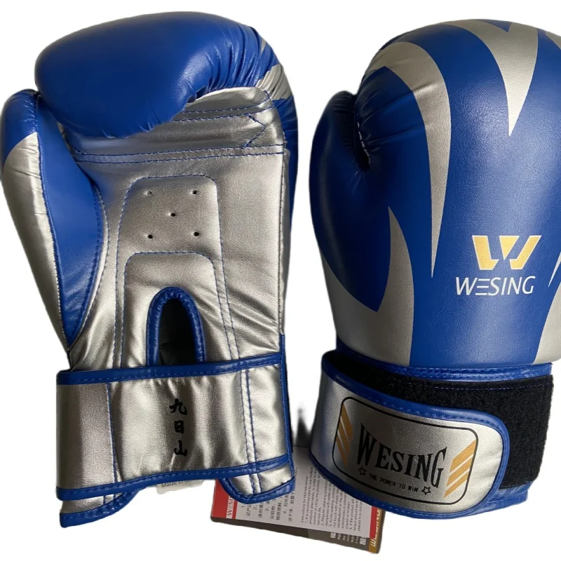 Wesing 6/10oz Child Adult MMA Muay Thai Boxing Gloves Sanda Kickboxing Martial Arts Training Mitts Equipment DEO