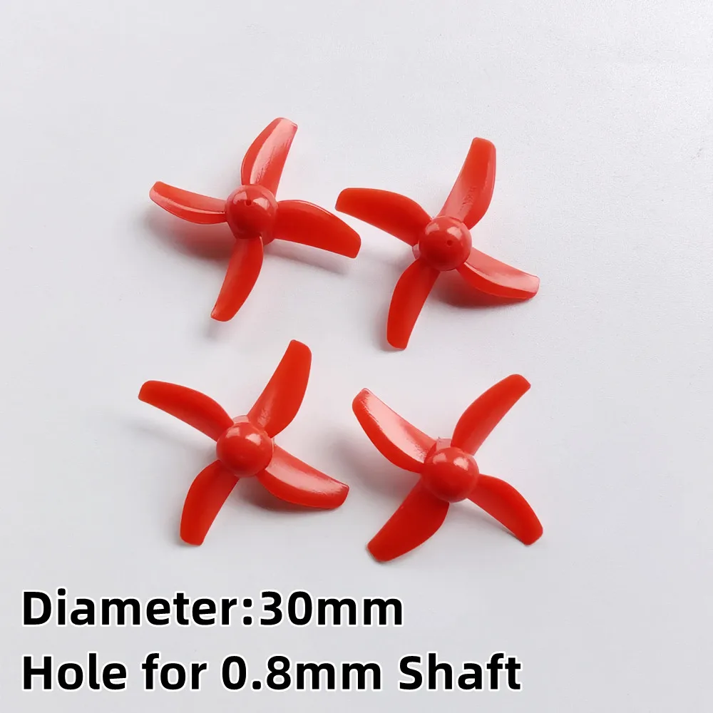 Hélices de Drone FPV Micro 30-46mm 0.8mm - Lot de 4/8/20 Pcs
