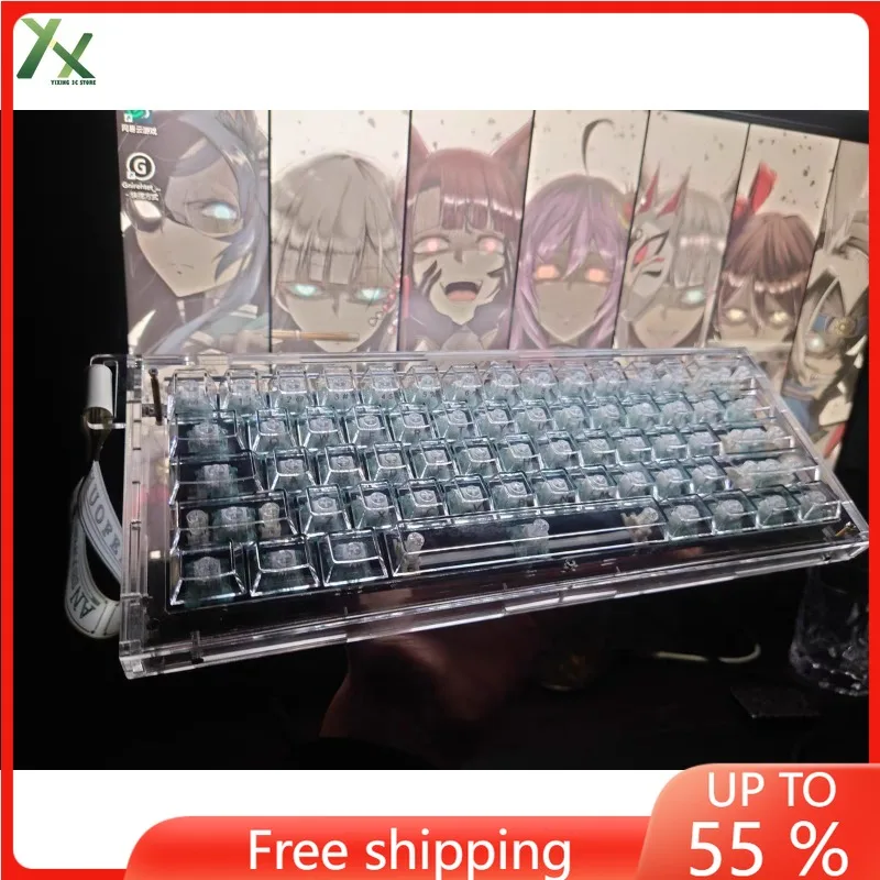 GH60 アクリルケース ガラス風 GH60 樹脂透明ケース | Diykeycap
