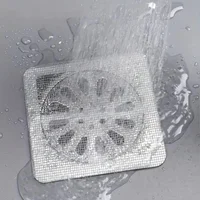 10pcs Disposable Shower Drain Hair Catcher Mesh Shower Drain Covers Floor Sink Strainer Filter Hair Stopper For Bathroom Kitchen 3