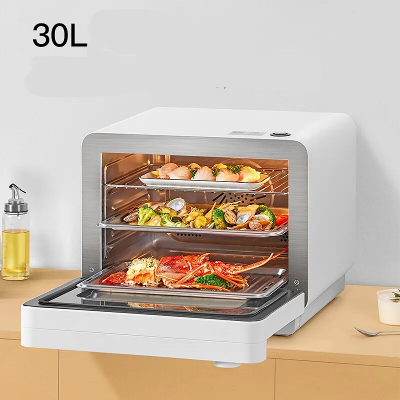 Multi-function Fully Automatic Temperature Control Oven Ovens Toaster Air  Fryer Kitchen Tray Pizza Hot Home Small Baking Machine - AliExpress