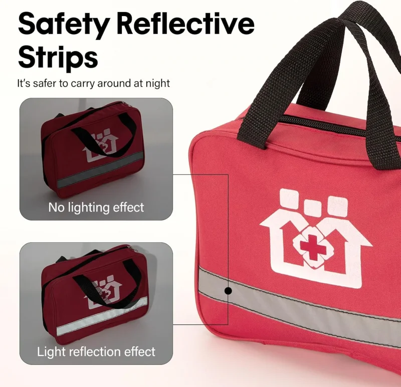 First Aid Kit Empty Bag for Household Outdoor Travel Camping