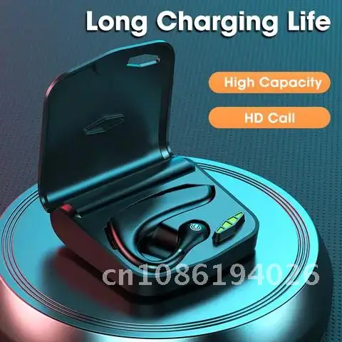 

Sports Running Earphone Bluetooth Headphones Wireless Earbuds Adjustable Headset With Mic Handfree HD Call Charging Case Driving