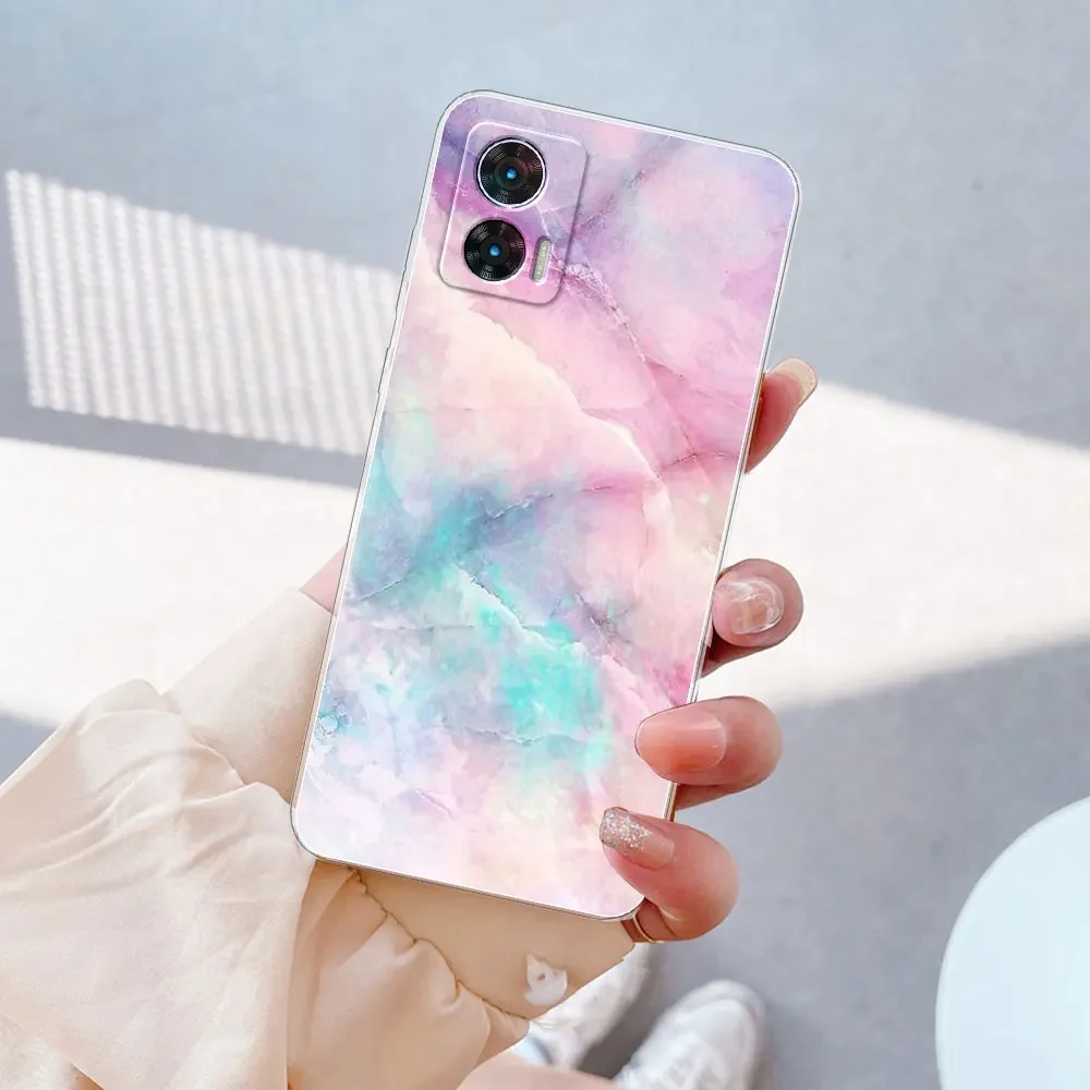 Silicone Soft Back Cover | Clear Bumper Coque for Motorola Edge 30 Series
