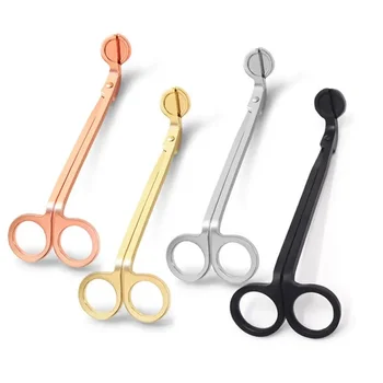 ‌ Coupe-mèche en acier inoxydable de qualité supérieure, outil d'entretien des bougies parfumées pour kits de bricolage, cadeaux de mariage et décoration de la maison 1
