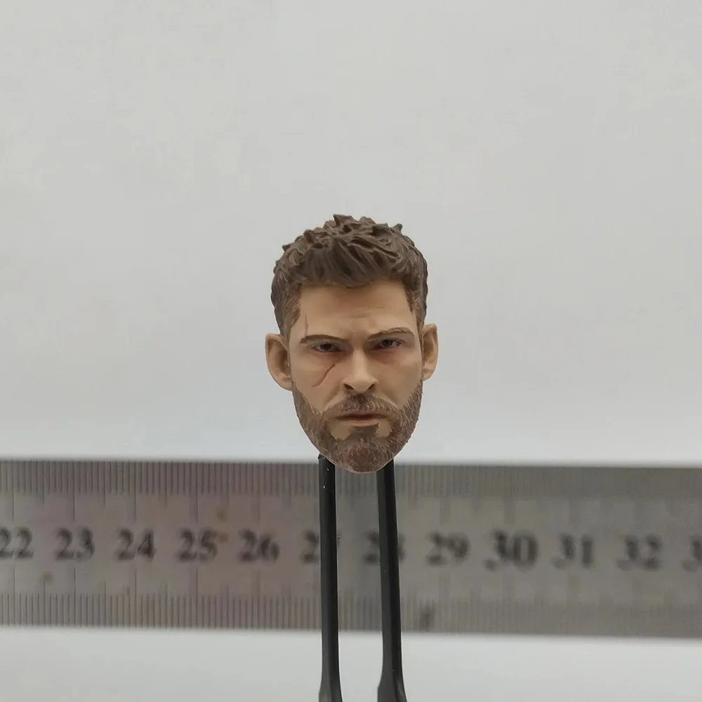 

1/12 Scale Short Hair Thor Odinson Head Sculpt The God of Thunder Fit for 6in Mezco Action Figure Toys