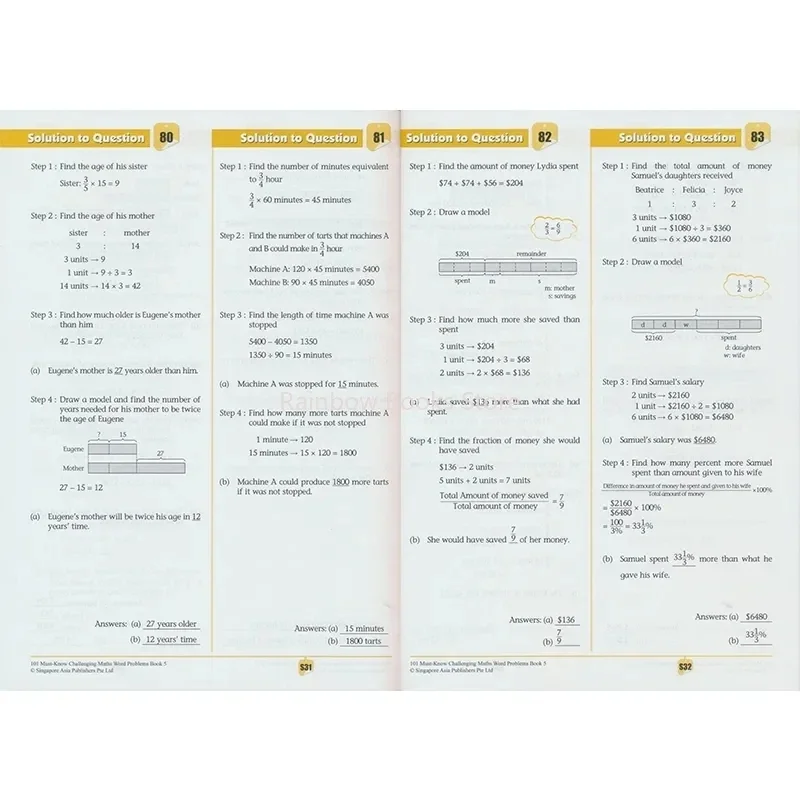 Challenging Math Word Problems 4