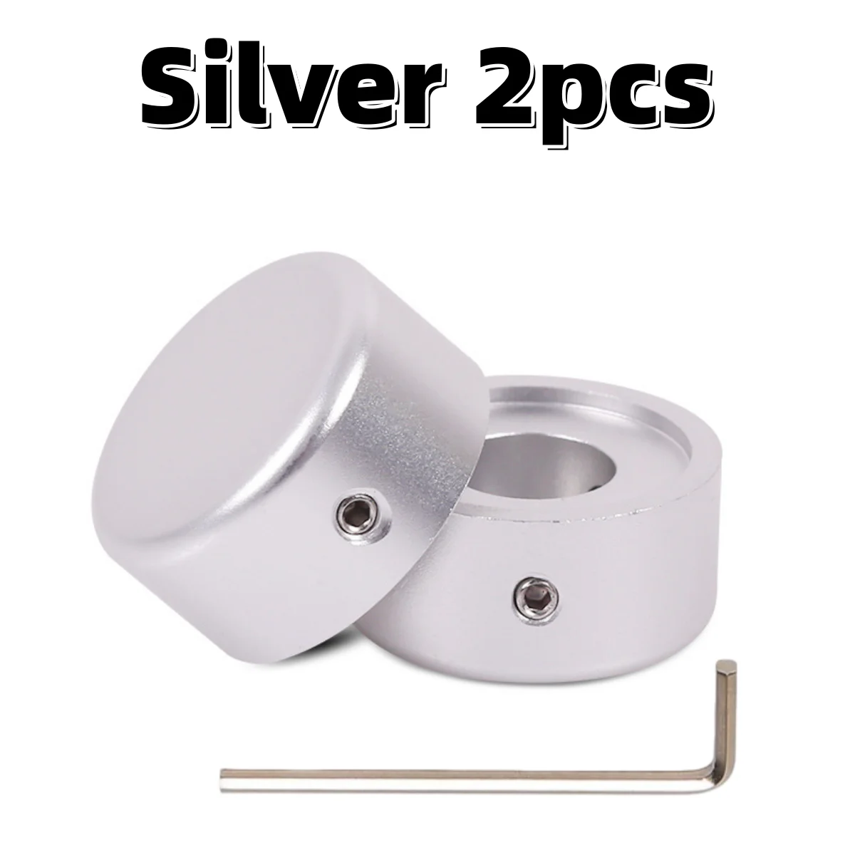 Miwayer 1/2/3 Stück Gitarreneffektpedalknopf, Fußschalterknopf aus Aluminiumlegierung mit Schraubenschlüsseln und Stellschraube/für Gitarrenpedalknopf-Zubehör – Detail 13