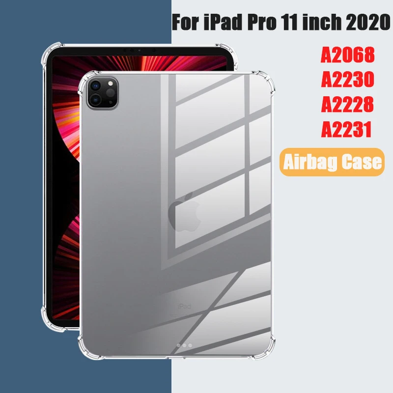 Custodia Per Apple Ipad Pro 11 Pollici 2020 Custodia Trasparente Per Ipad 11 2Nd Gen Slim Cover Antiurto Per Ipad A2068 A2230 A2228 Funda