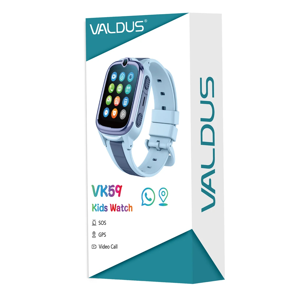 VALDUS 2025 New VK59 4G Kids Watch HD Video Call SOS 0.3 Mpix Camera SIM Card WIFI GPS Positioning Children Smartwatch Boys Gift 6