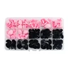 DIY Plastic Doll  Accessories Plant Plush Pink Triangular Nose Teddy Bear Toy Making Doll Material Needle Felting Bear Doll Toys 4