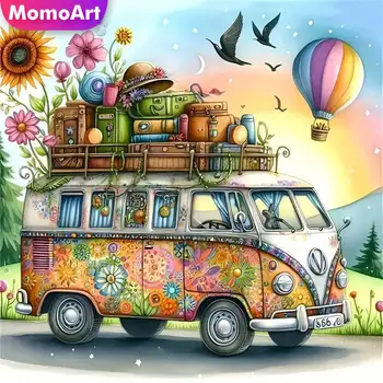 Bus Landscape Diamond Art 1