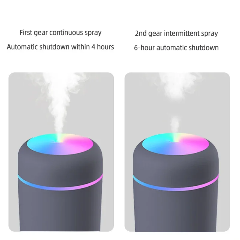 300ml H2O Air Humidifier Portable Mini USB Aroma Diffuser Cool Mist For Bedroom Home Car Plants Purifier air humidifier air purifier