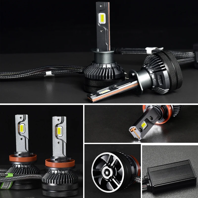 RX4 High Power 110W 35000Lm H7 H11 H4 Canbus Car LED Headlight 9005 9006 Lamp H1 Turbo 4300K 6000K Bulbs Auto Lighting Accessory led car lights led lights led bulbs led headlights led car headlights car headlamps