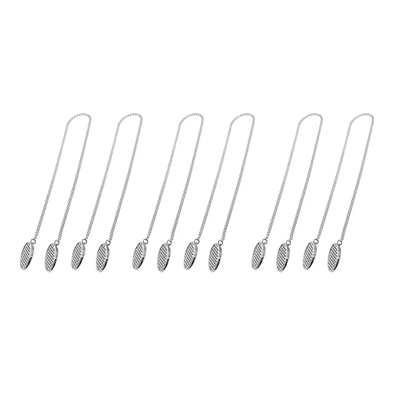 

New 6 Pcs Napkin Chain Napkin Holder Napkin Clips Chain Flexible Lanyard Neck Strap For Seniors Older Adults Children