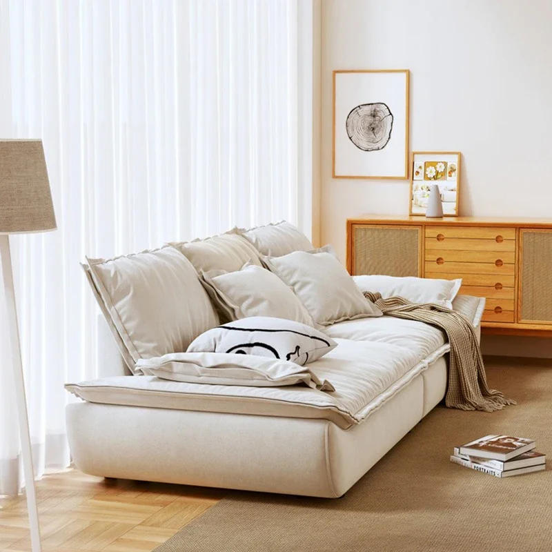 

Europe Design Sofas Living Room Fabric Back Rest Floor Unique Hotel Luxury Family Modular Sofa Home Moveis Para Sala Room Decor