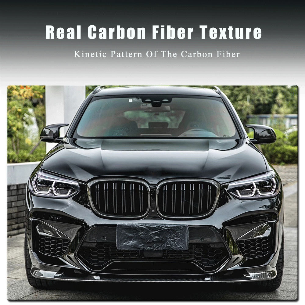 Parachoques delantero de fibra de carbono para coche, divisores de labio  para BMW X3M, X4M, 2019 - 2022 - AliExpress, image size:1000x1000