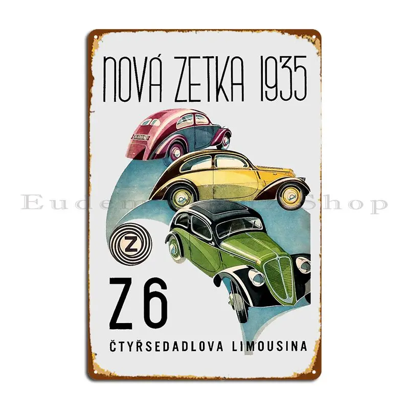 Zbrojovka Z6 1930S Adt Metal Signs Wall Cave Placche Disegni Garage Murale Tin Sign Poster