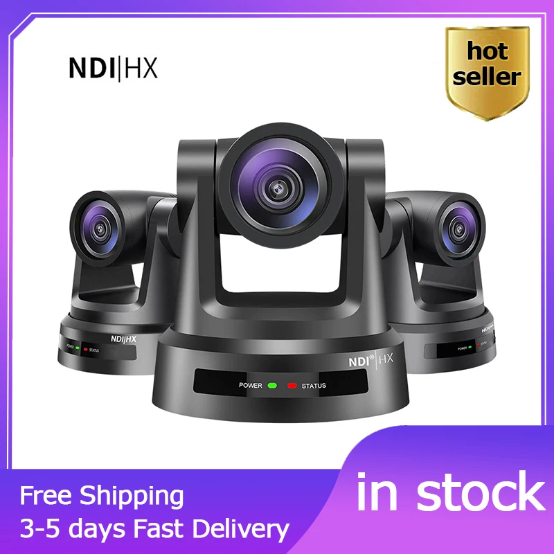 L30N Free Ship NDI 30X PTZ Camera PoE 3G SDI HDMI IP USB NDIHX RTMP