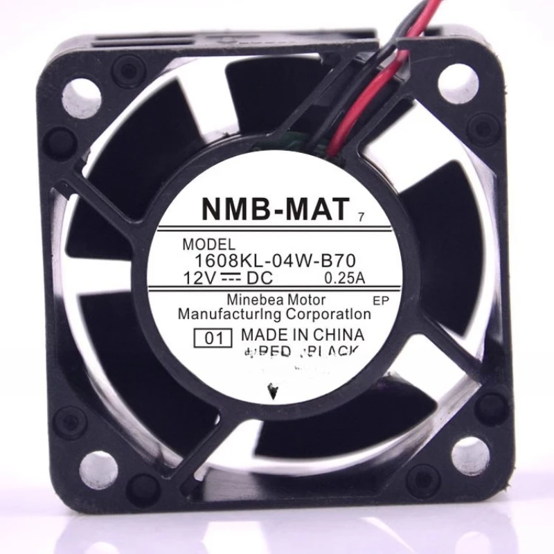 1608KL-04W-B70 NMB 서버 냉각 팬 NMB-MAT 4cm 4020 12V 0.25A 축류 인버터 팬