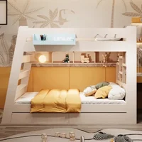 سرير بطابقين حديث للأطفال الشمال ، إطار غرفة المعيشة ، أثاث غرفة نوم الأطفال ، سرير الأطفال 3