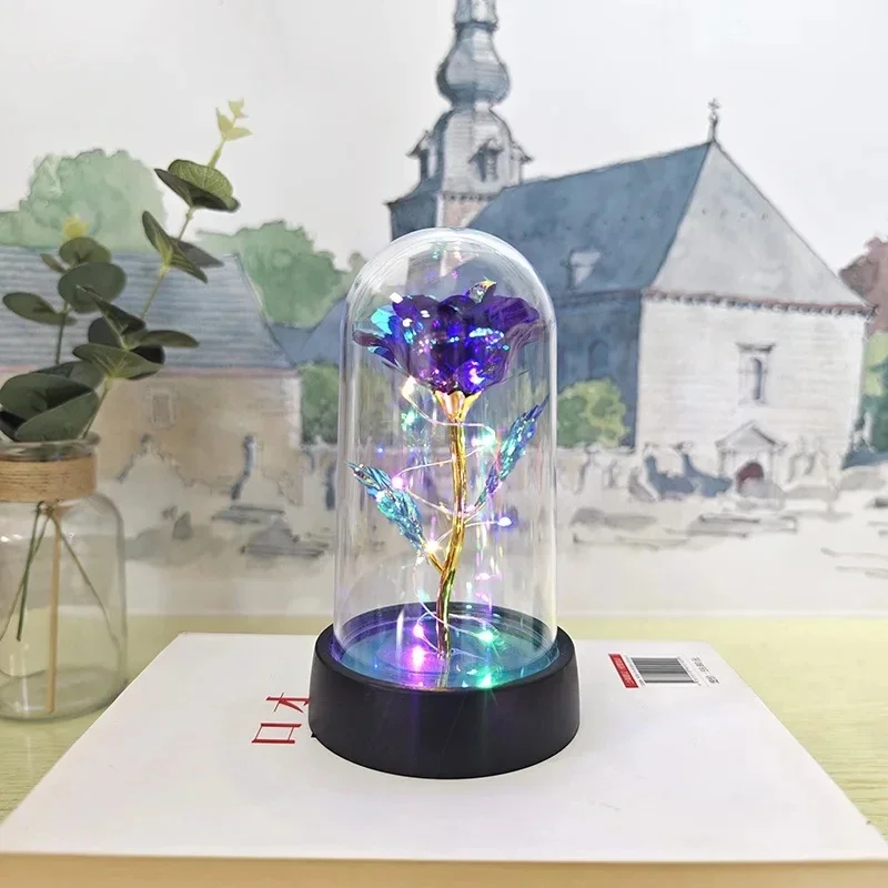 LED Rose Night Light - Realistic & Eternal Flower Party Decoration