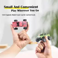1:64 Speed Mini Off-Road Remote Control Car Alloy Cool Lighting Shock Absorption Children's Desktop Competition Toy Small Gift 2