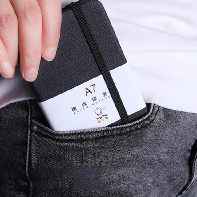 Mini carnet de notes Portable A7, 1 pièce, bloc-notes de poche