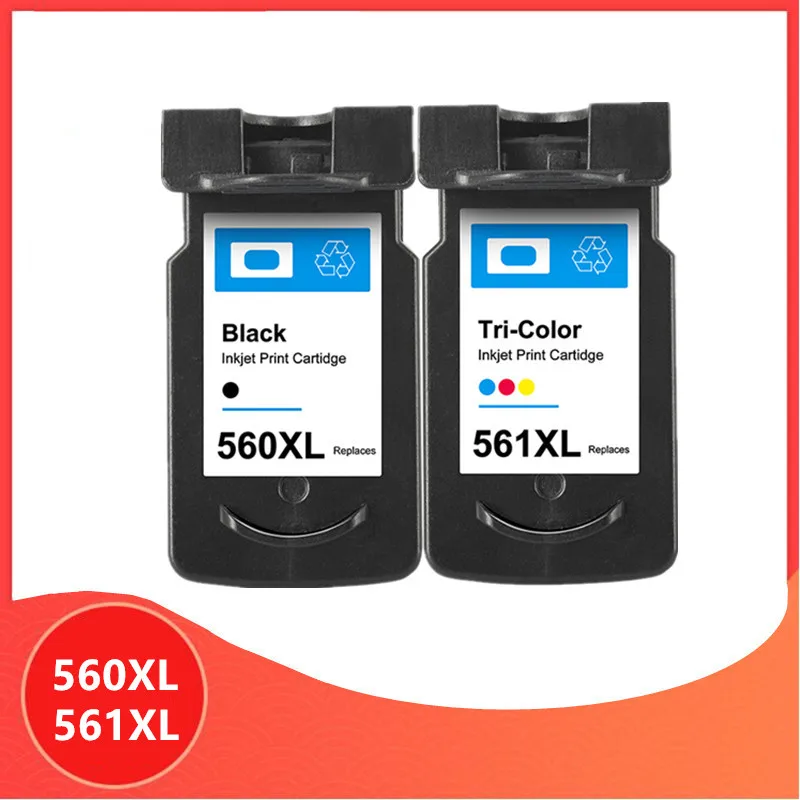 para Canon Pg560 Cl-561 xl Cartuchos de Tinta para Canon Pixma Ts5350 Ts7450 Ts5351 Ts5352 Ts5353 Ts7451 560xl 561xl Pg560 Cl561