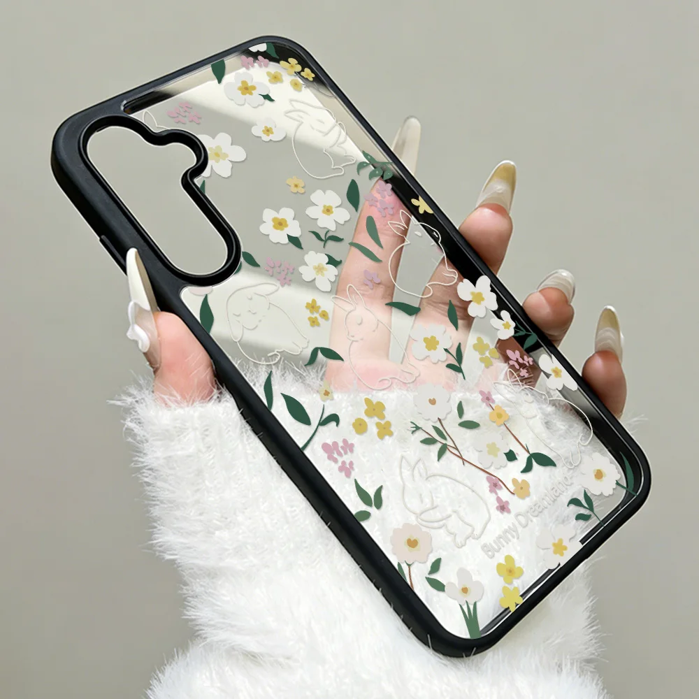 Silicone Floral Design Phone Case Cover