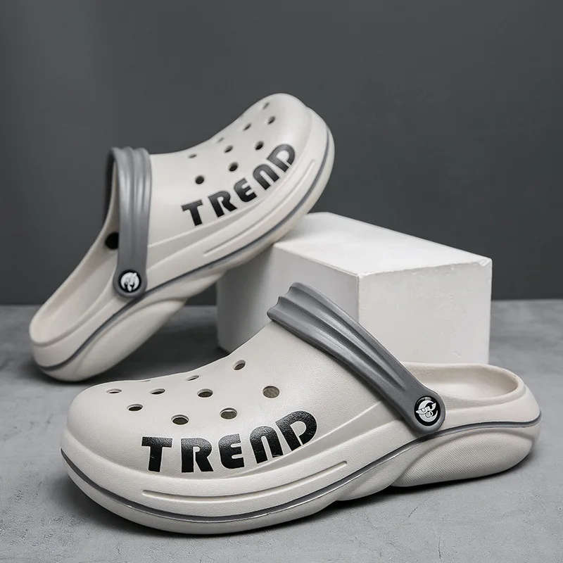Home Sandals EVA Light Weight Sandals Men's Summer Wear Fashion Deodorant Non-slip Feeling of Treading on Shit Beach Slippers