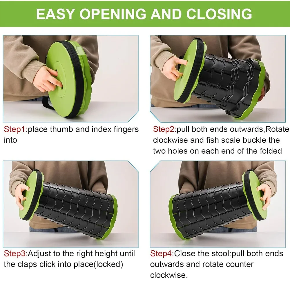 Portable Telescopic Stool Lightweight Camping Folding Stool Fishing Chair Travel Outdoor Hiking Beach Retractabl folding stool,folding chair