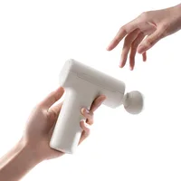 Original MIJIA Mini Fascia Gun 3 Portable Muscle Massage Gun 12kg Thrust Brushless Silent Motor 3 Massager Heads Relax Body -CN 2