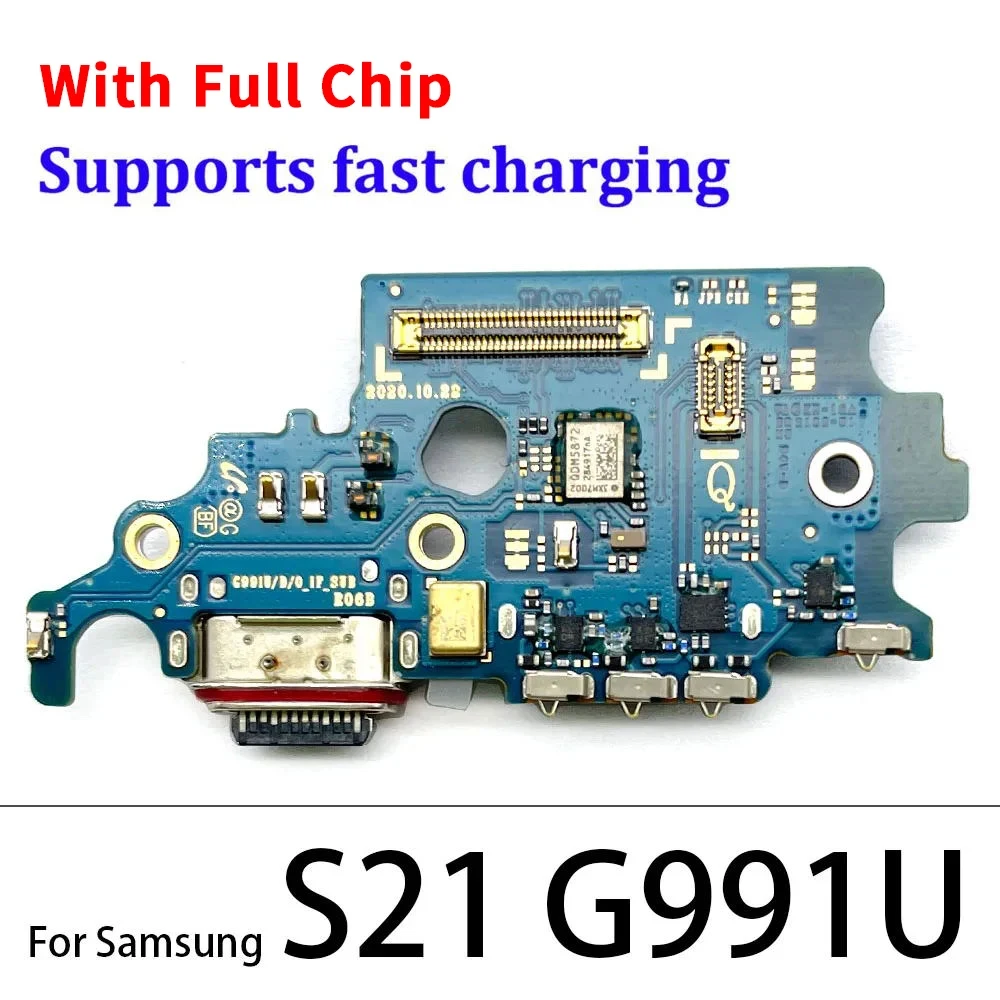 USB Charger Board Flex For Samsung S20 S21 Plus Ultra Fe 4G 5G G981B USB Port Connector Dock Charging Flex Cable