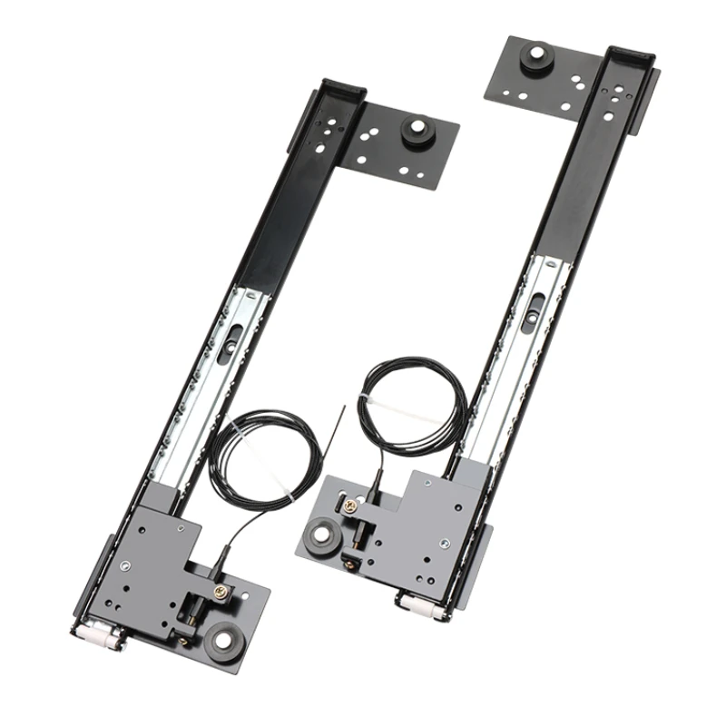 

Wardrobe Folding Hidden Swing Door Rail Furniture Pocket Door TV Cabinet Door Side Mounted Invisible Plug-in Slide Rail
