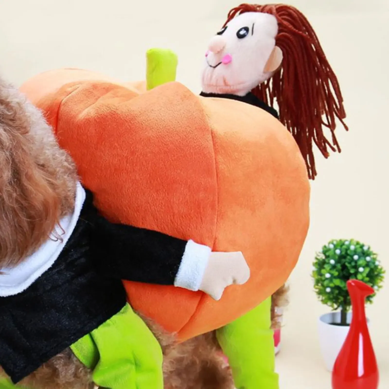 할로윈 호박 재미 있은 애완 동물 옷 고양이 애완 동물 의상 코스프레, 특별 이벤트 의류 한 벌, 귀여운 캐리어 호박 의상