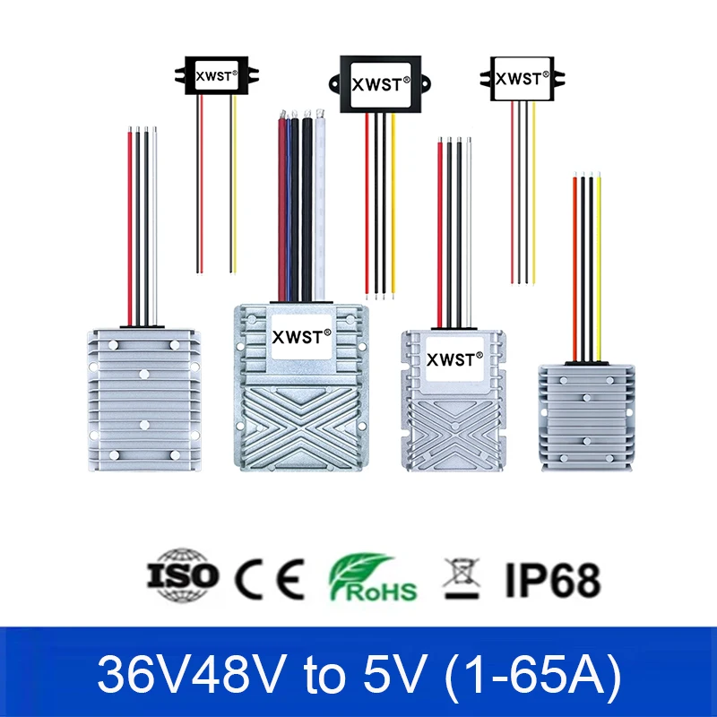 

DC DC Buck Converter 36V48V to 5V Step Down Module Power Inverter 36V to 5V Buck Voltage Regulator 48V to 5V